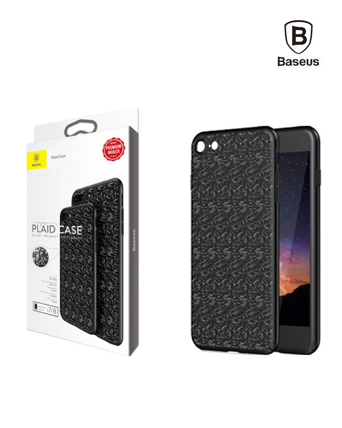 Baseus Plaid Case for iPhone 7/8 - Black (WIAPIPH7/8-GP01)